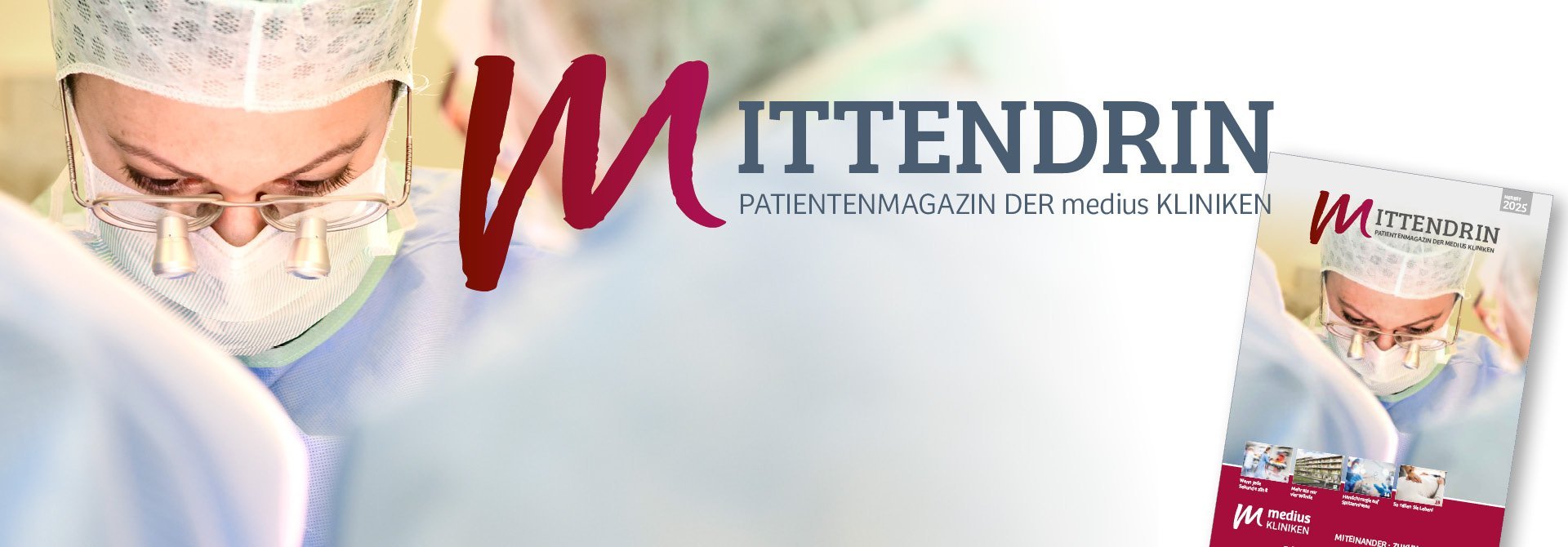 Die Online-Version unseres Patienten-Magazins 2025